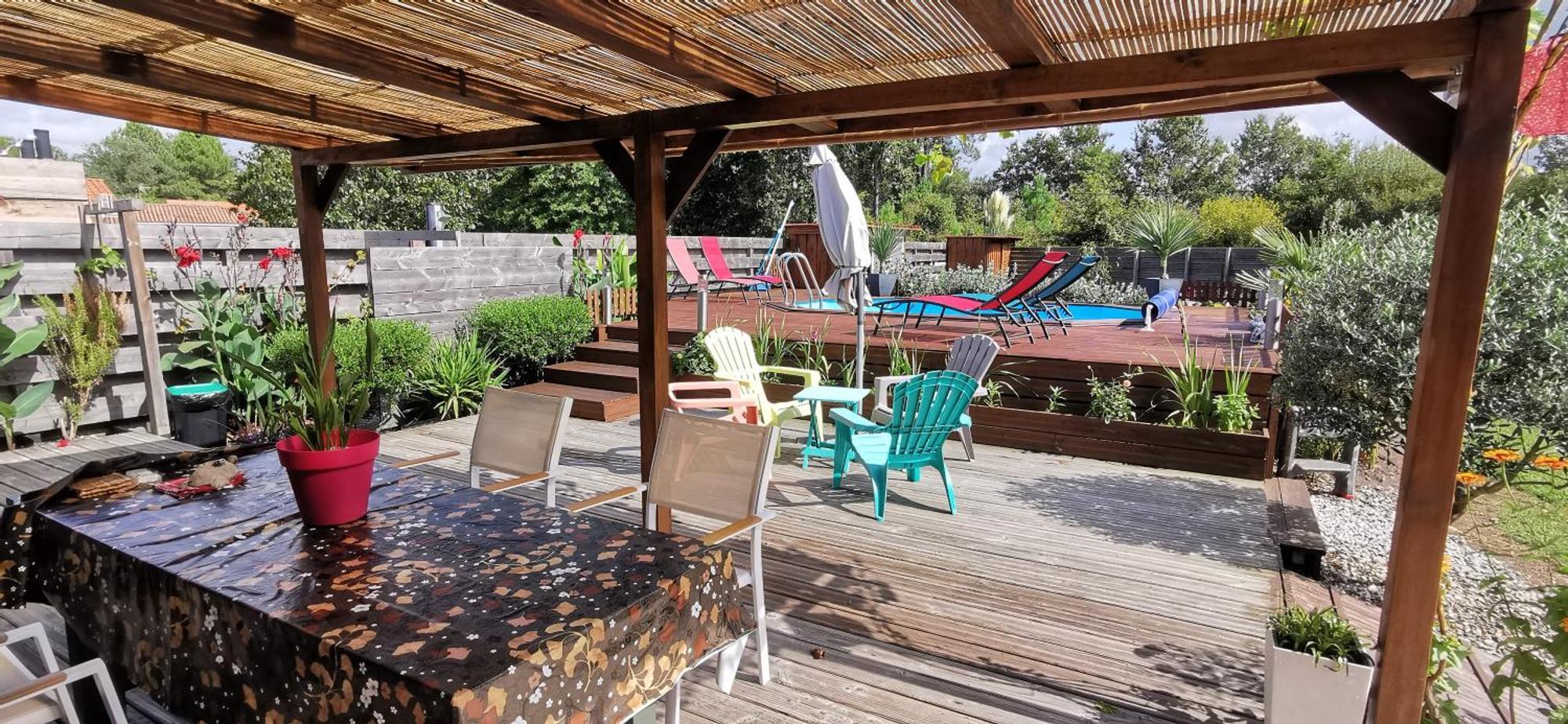 Maison & Piscine Prives,Plages Ocean Et Lac A 10 Kms Linxe Extérieur photo